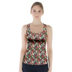 Swimmer 20s Teal Racer Back Sports Top by snowwhitegirl