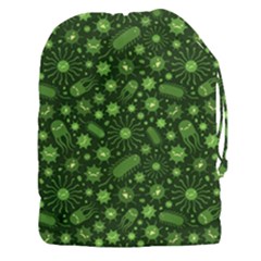 Seamless Pattern With Viruses Drawstring Pouch (3xl) by Vaneshart