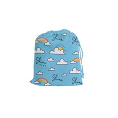 Sky Pattern Drawstring Pouch (small) by Vaneshart