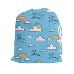 Sky Pattern Drawstring Pouch (2xl) by Vaneshart