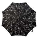 Black And White Intricate Geometric Print Hook Handle Umbrellas (Medium) View1