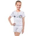 I Had to Pause My Game to Be Here Kids  Mesh Tee and Shorts Set View1