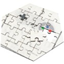 I Had to Pause My Game to Be Here Wooden Puzzle Hexagon View2