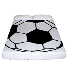 Soccer Lovers Gift Fitted Sheet (california King Size) by ChezDeesTees