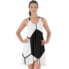 Soccer Lovers Gift Show Some Back Chiffon Dress by ChezDeesTees