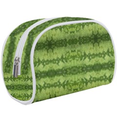 Watermelon Pattern, Fruit Skin In Green Colors Makeup Case (large) by Casemiro