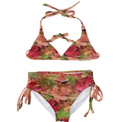 Spring Leafs Kids  Classic Bikini Set by Sparkle