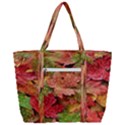 Spring Leafs Zip Up Canvas Bag View3