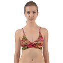 Spring Leafs Wrap Around Bikini Top View1