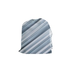 Modern Stripes Print Drawstring Pouch (small) by dflcprintsclothing
