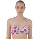 Seamless-strawberry-fruit-pattern-background Line Them Up Sports Bra View1
