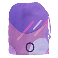 Colorful-abstract-wallpaper-theme Drawstring Pouch (3xl) by Vaneshart
