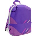Colorful-abstract-wallpaper-theme Zip Up Backpack View2
