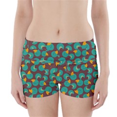 Vector-illustration-seamless-pattern-with-cartoon-duck Boyleg Bikini Wrap Bottoms by Vaneshart