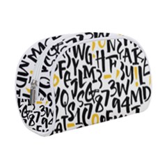Letters-pattern Makeup Case (small) by Vaneshart