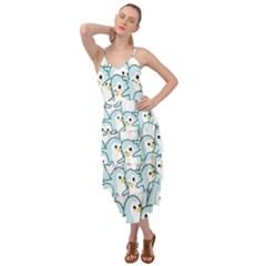Penguins Pattern Layered Bottom Dress by Vaneshart