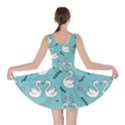 Elegant-swan-pattern-design Skater Dress View2
