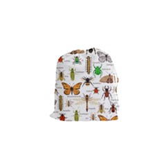 Insects Seamless Pattern Drawstring Pouch (xs) by Vaneshart