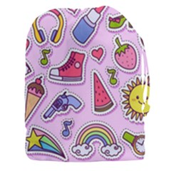 Fashion Patch Set Drawstring Pouch (3xl) by Vaneshart