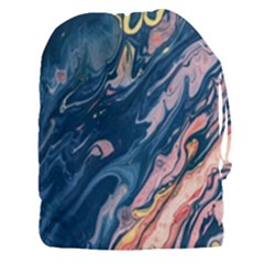 Liquid-abstract-paint-texture Drawstring Pouch (3xl) by Vaneshart