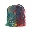 Flower Dna Drawstring Pouch (XL) View1