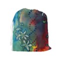 Flower Dna Drawstring Pouch (XL) View2
