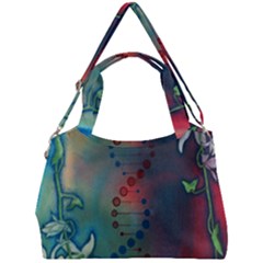 Flower Dna Double Compartment Shoulder Bag by RobLilly