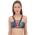 Flower Dna Cage Up Bikini Top View1