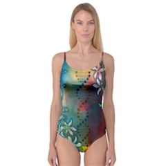 Flower Dna Camisole Leotard  by RobLilly