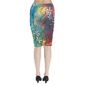 Flower Dna Midi Wrap Pencil Skirt View2