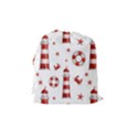 Nautical seamless pattern Drawstring Pouch (Medium) View2