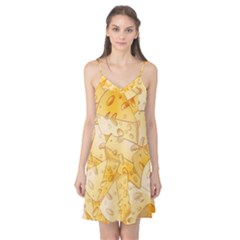 Cheese Slices Seamless Pattern Cartoon Style Camis Nightgown by BangZart
