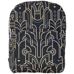 Art Deco Geometric Abstract Pattern Vector Full Print Backpack by BangZart