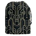 Art deco geometric abstract pattern vector Drawstring Pouch (3XL) View1
