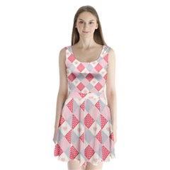 Cute Kawaii Patches Seamless Pattern Split Back Mini Dress  by BangZart
