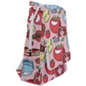 Tomato seamless pattern juicy tomatoes food sauce ketchup soup paste with fresh red vegetables Travelers  Backpack View2