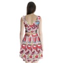Tomato seamless pattern juicy tomatoes food sauce ketchup soup paste with fresh red vegetables Split Back Mini Dress  View2
