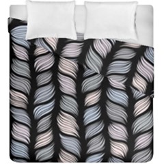 Seamless Pattern With Interweaving Braids Duvet Cover Double Side (king Size) by BangZart