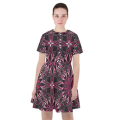 Seamless Pattern With Flowers Oriental Style Mandala Sailor Dress by BangZart