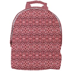 Pink Art With Abstract Seamless Flaming Pattern Mini Full Print Backpack by BangZart