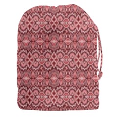 Pink Art With Abstract Seamless Flaming Pattern Drawstring Pouch (3xl) by BangZart