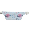 Cute planet space seamless pattern background Active Waist Bag View2