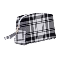 Pixel Background Design Modern Seamless Pattern Plaid Square Texture Fabric Tartan Scottish Textile Wristlet Pouch Bag (medium) by BangZart