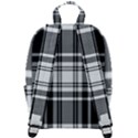 Pixel background design modern seamless pattern plaid square texture fabric tartan scottish textile Zip Up Backpack View3