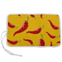 Chili vegetable pattern background Pen Storage Case (M) View1