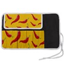 Chili vegetable pattern background Pen Storage Case (M) View2