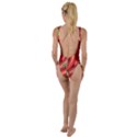 Seamless chili pepper pattern High Leg Strappy Swimsuit View2