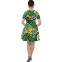 Seamless pattern with cucumber slice flower colorful hand drawn background with vegetables wallpaper Sailor Dress View2