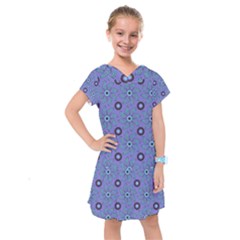 Floral Seamless Pattern Kids  Drop Waist Dress by BangZart
