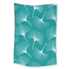 Whiteflowergreen Large Tapestry by Dushan
